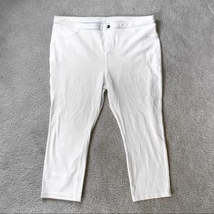 Simply Vera Vera Wang White Cropped Jeggings